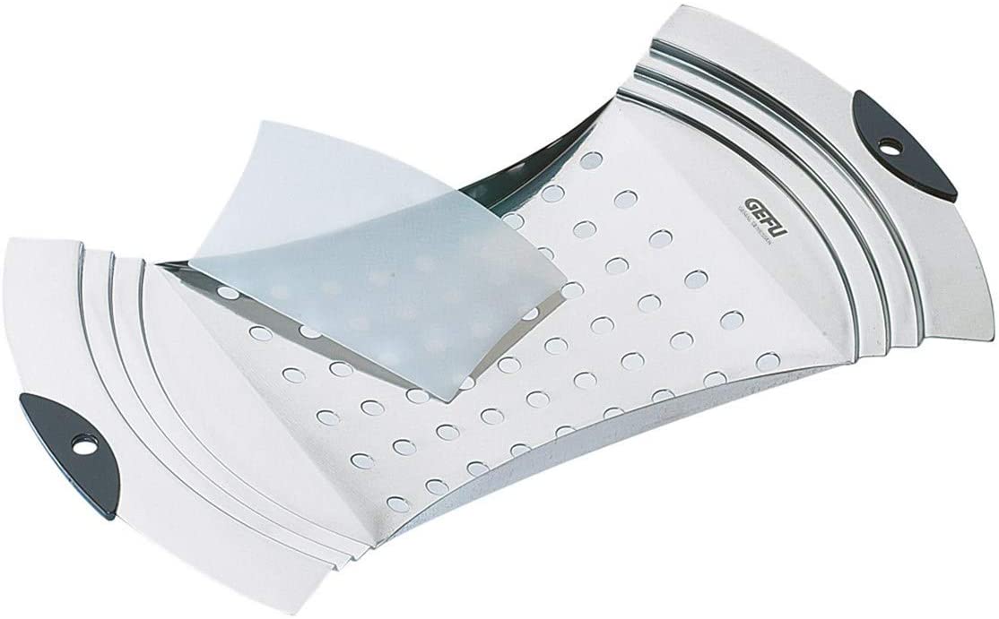 Gefu Spaetzle Maker Ergo, Colander, Sieve, with Scraper, Stainless Steel, 10920