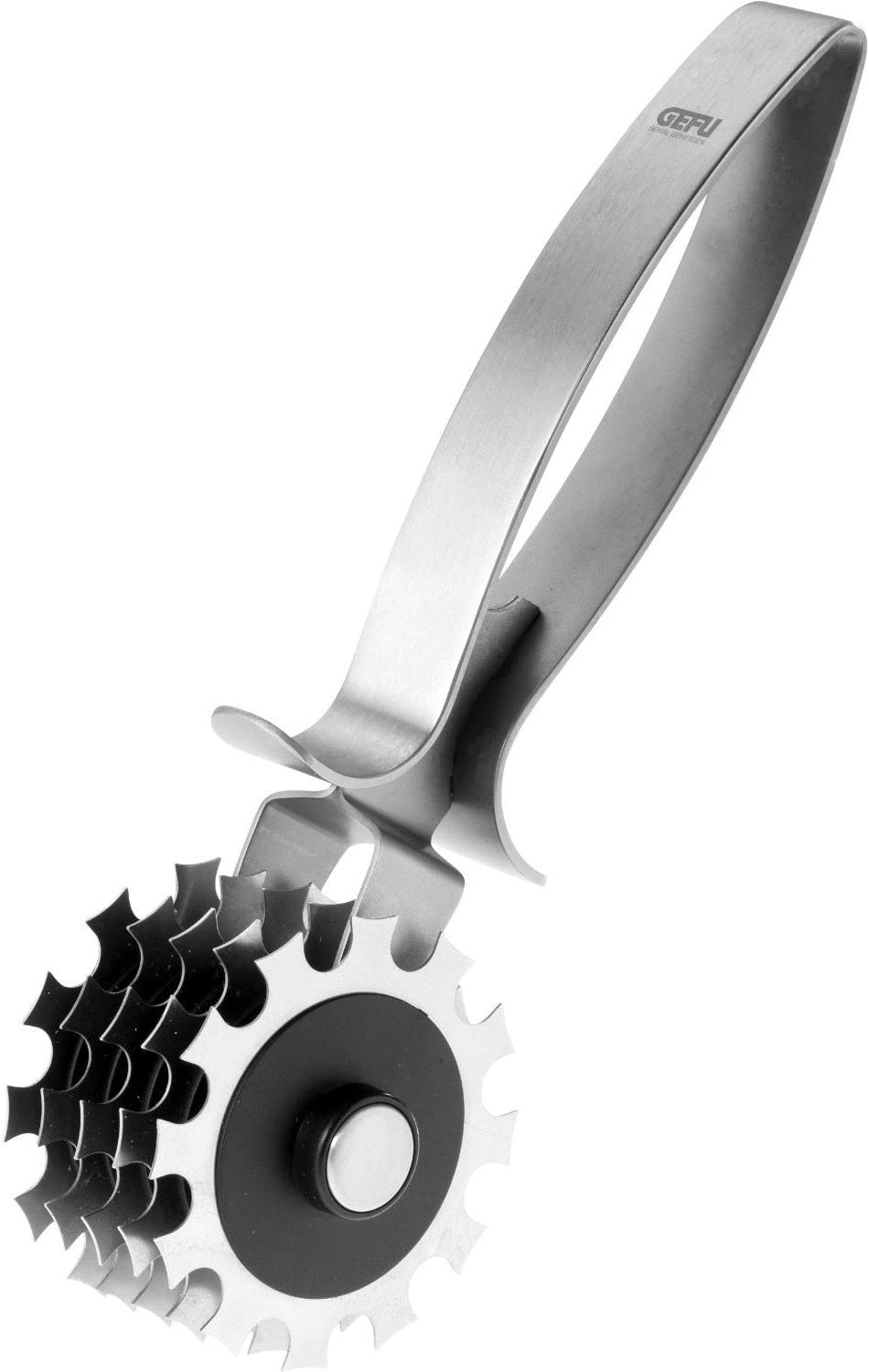 Gefu Tenderizer Rebbio, Dough Areator, for Meat, Sharpened Teeth Blades, 14690