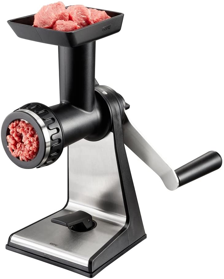 Original Gefu Mincer 19090 – Homemade from Sweet to Savory in No Thanks to Transforma, Kitchen Aid, Silver/Black, 38 x 13.5 x 40.5 cm