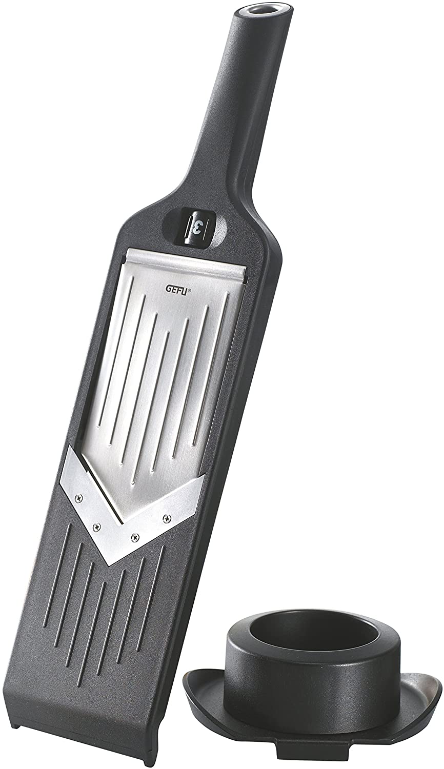 Gefu Violi V-Slicer, Vegetable Slicer, V Slicer, Stainless Steel, Plastic, 32 cm, 50440