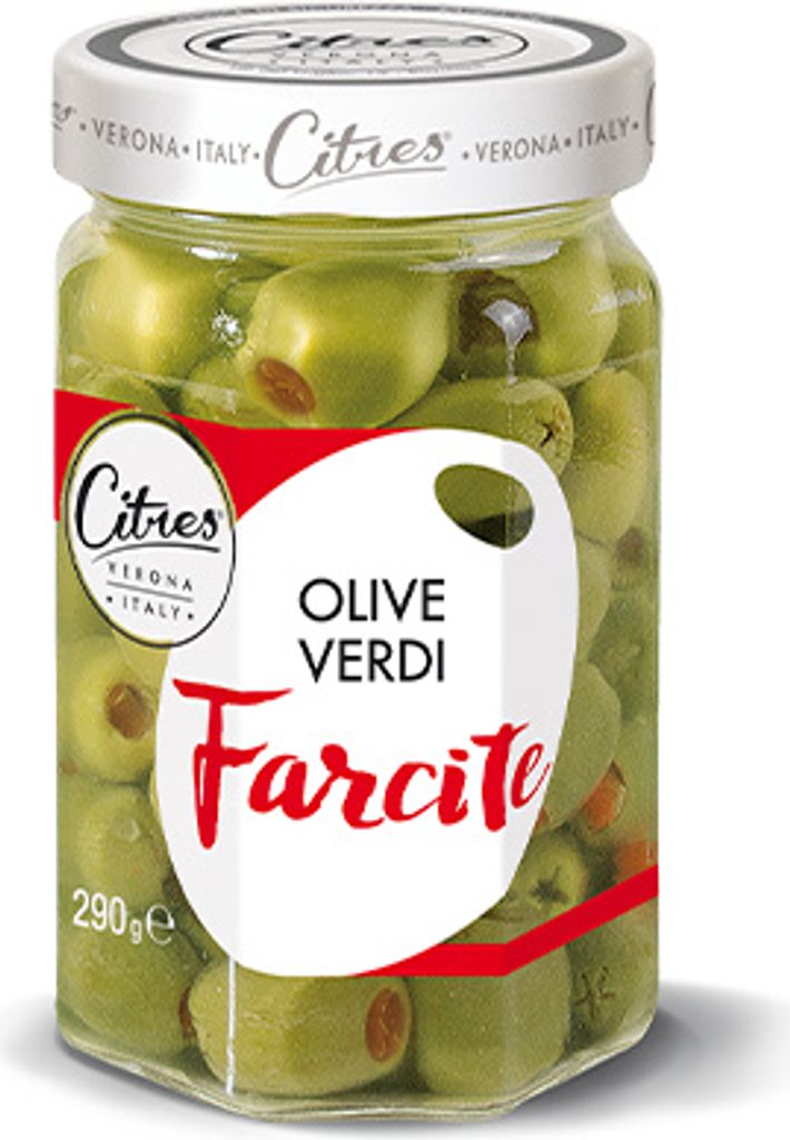Stuffed olives with peppers, Farcite Olio 290g - Citres 290g