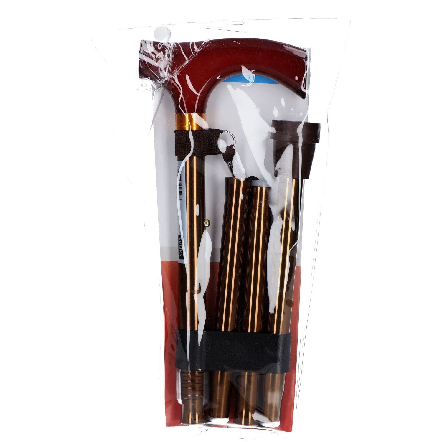 GEHSTOCK Foldable walking stick, bronze 1 St