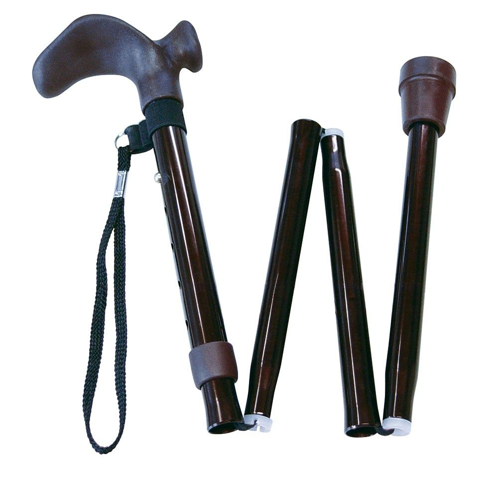 GEHSTOCK Walking stick foldable right bronze 1 St