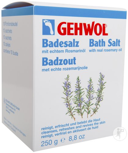 Gehwol bath salt with rosemary sachet 10x25g