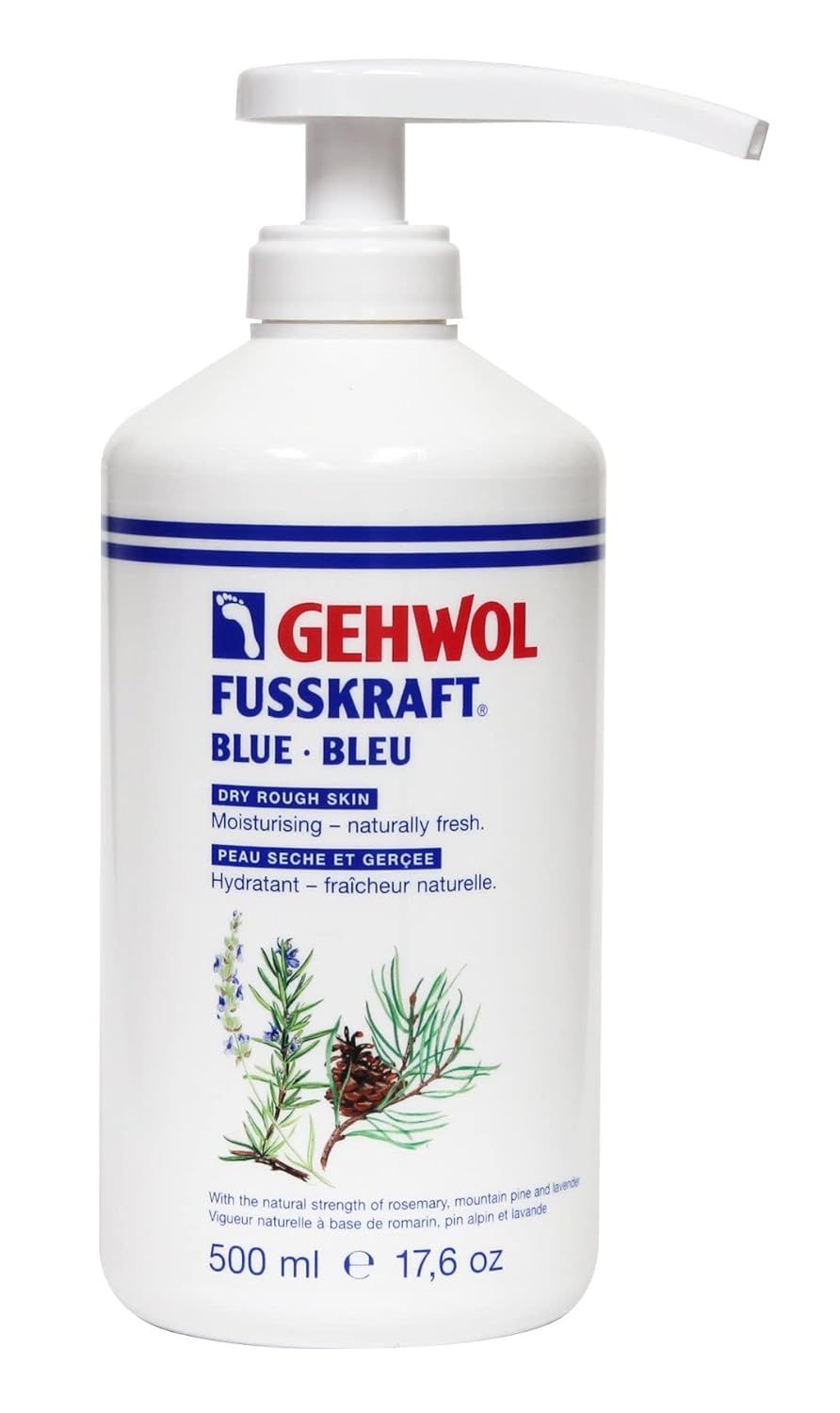 Gehwol Fusskraft Blau Fußcreme 500 ml