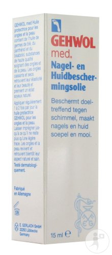 Gehwol Med nail and skin protection oil bottle with dropper pipette 15ml Af