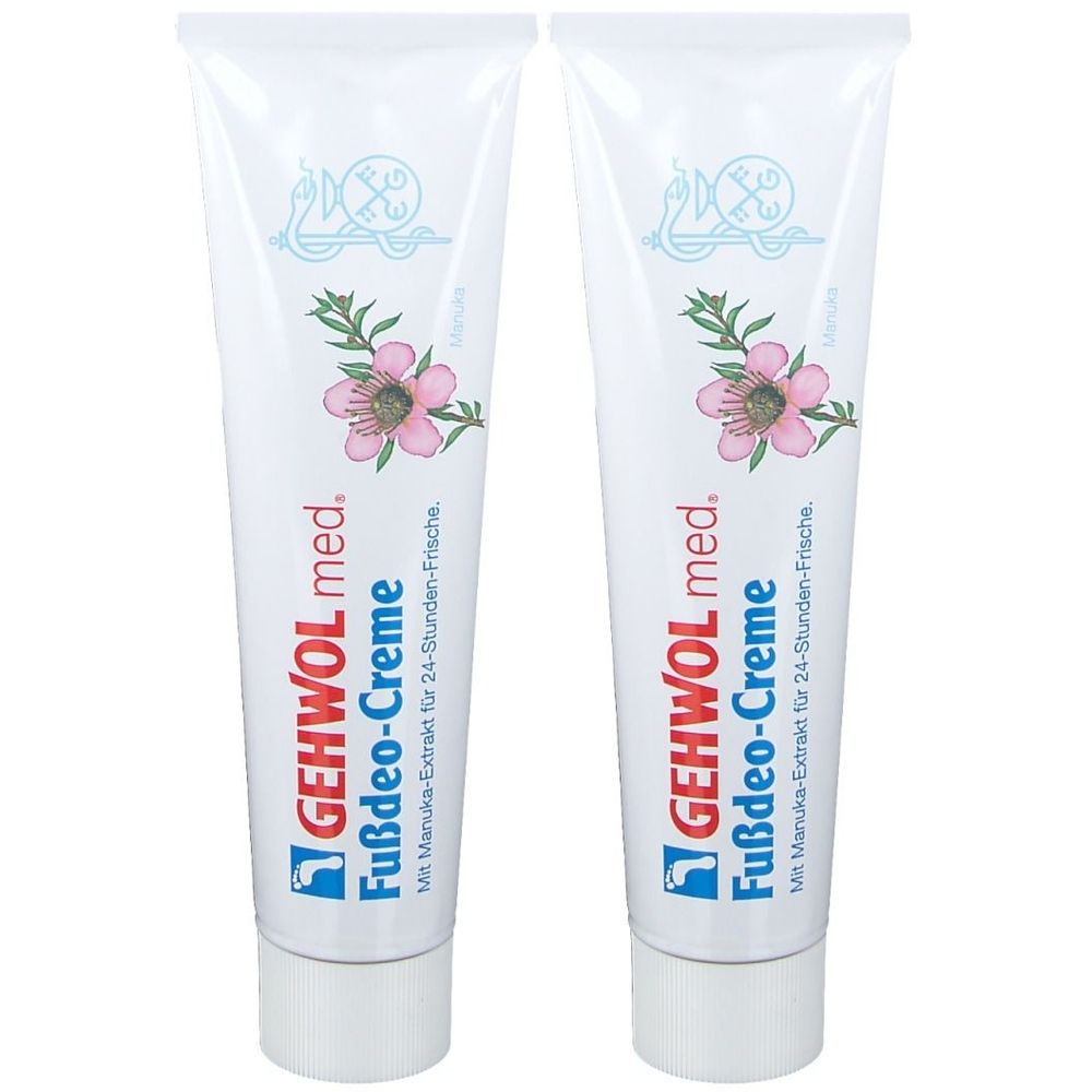 GEHWOL med® Foot Deodorant Cream 2x125 ml
