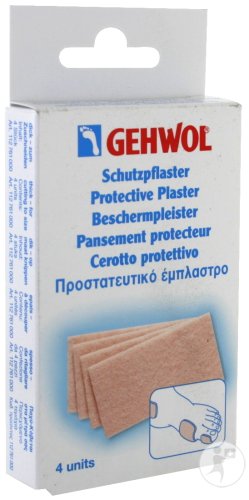 Gehwol protective plaster thick for cutting to size, 4 pieces
