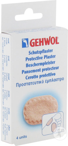Gehwol protective plaster oval 4 pieces