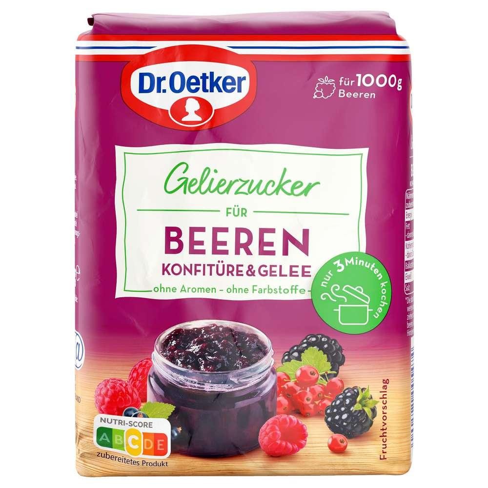Dr. Oetker Gelling sugar, for berry jam & jelly, without coloring