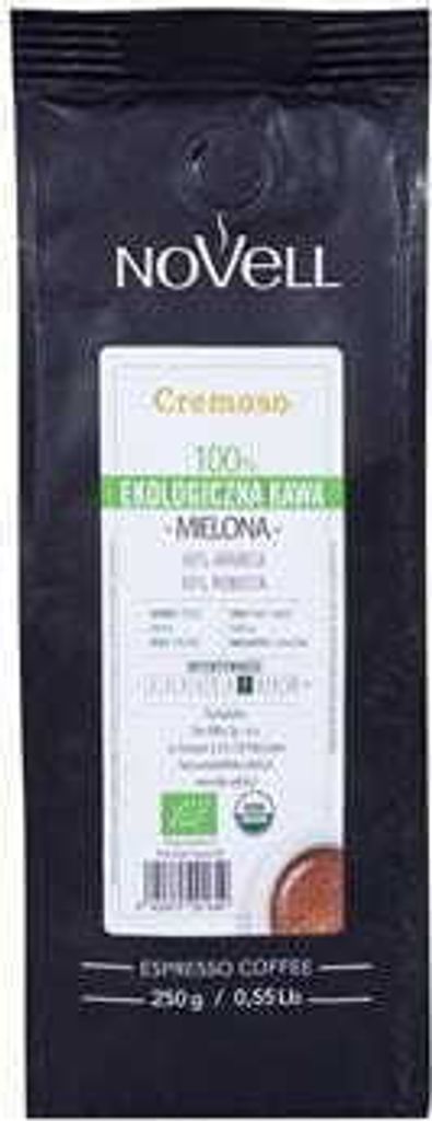 Biogo Ground coffee Cremoso 250 g Cafes Novell
