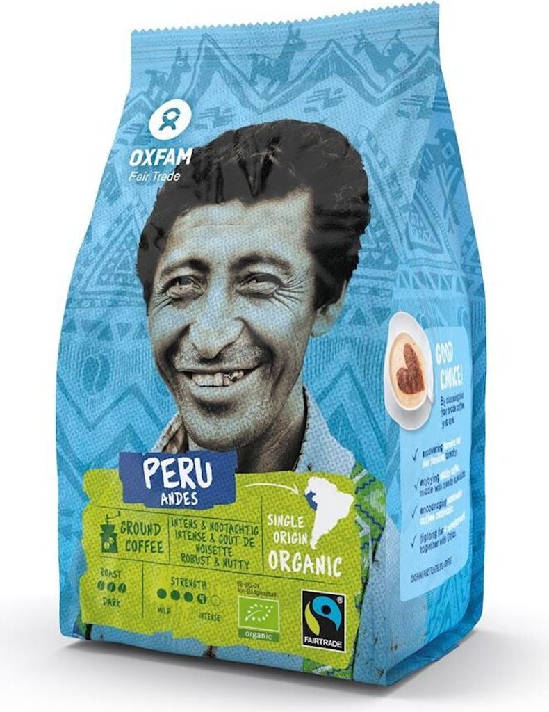 Biogo Ground Arabica Coffee 100% Peru Fair Trade 250 g - Oxfam