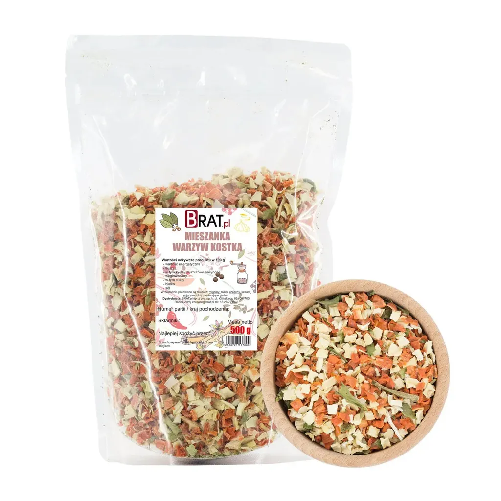 BRAT.PL Mixed vegetable cubes 500g