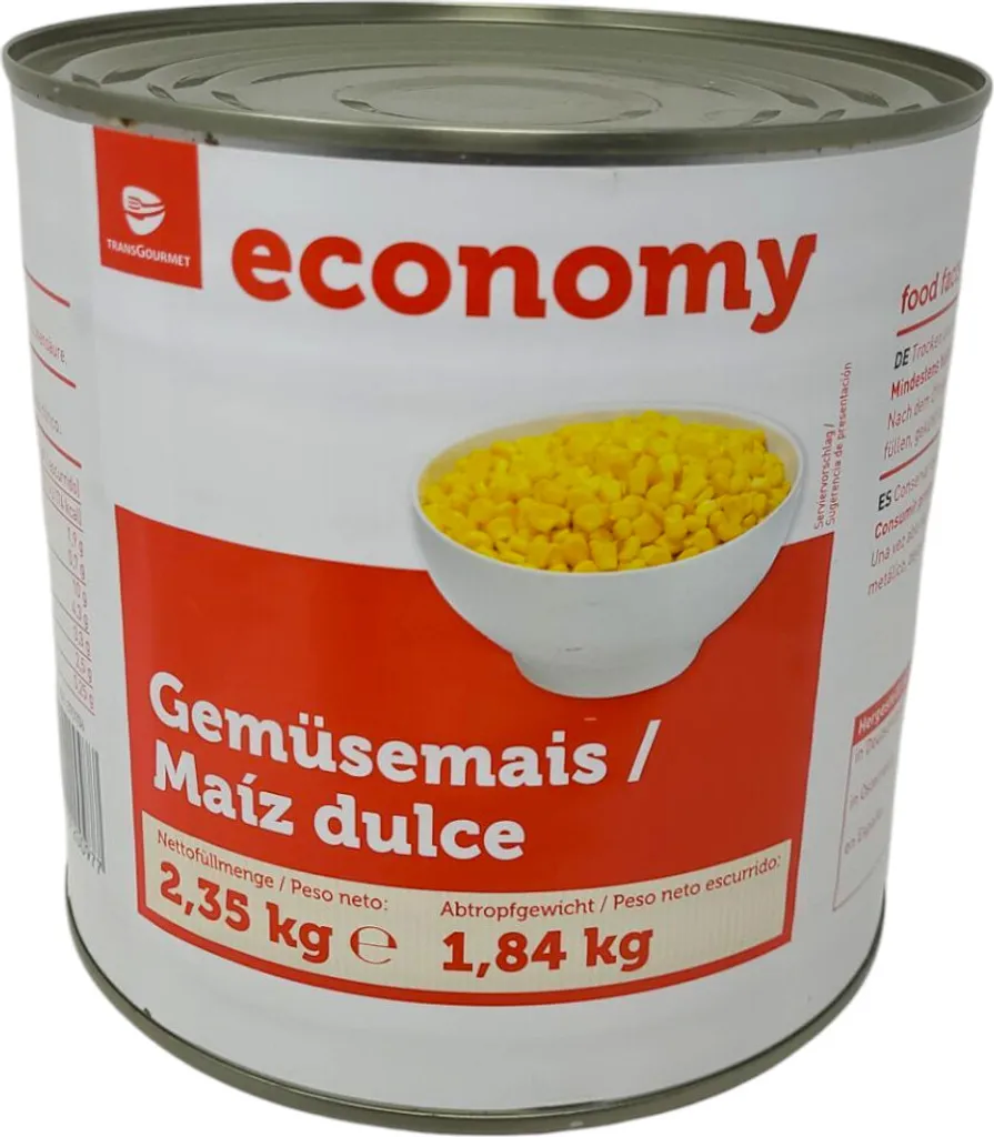 Transgourmet Deutschland Sweetcorn (2650ml) 2.65 L