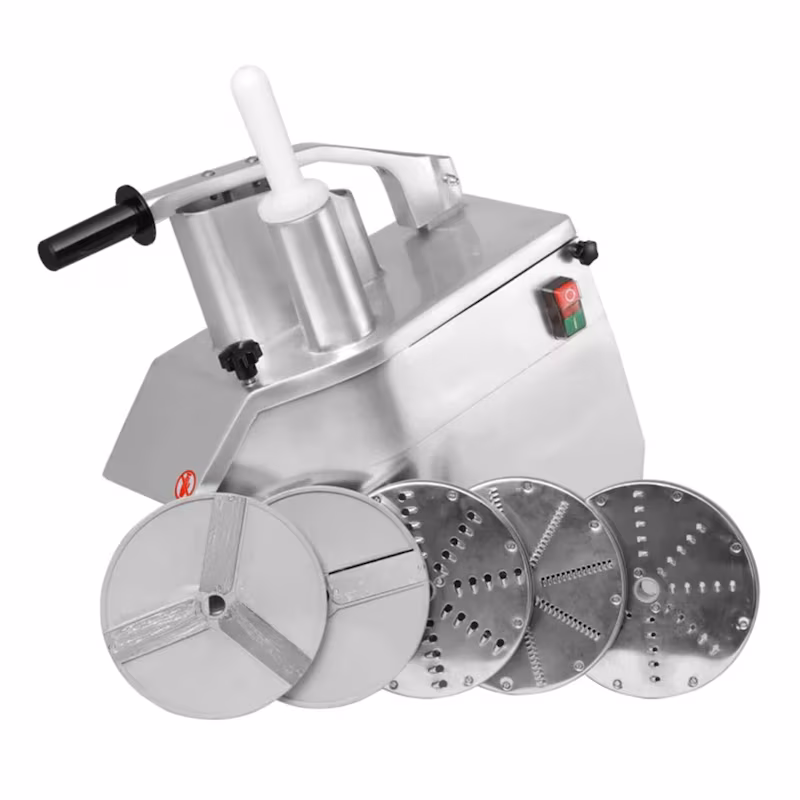 Big-Gastro Vegetable slicer 550 watts incl. 5 cutting discs 295 x 565 x 565 mm