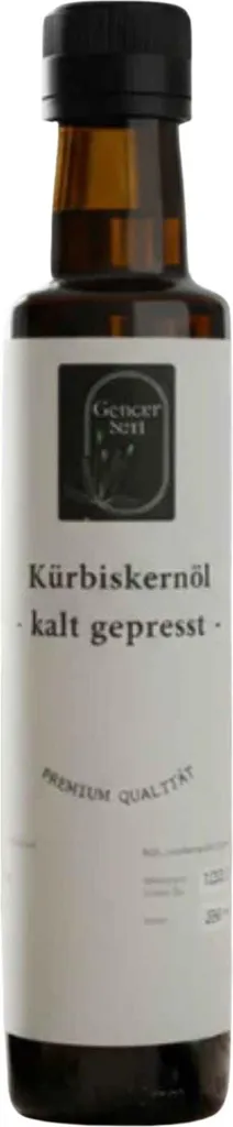 Gencer Seri | Gencer Seri Kürbiskernöl Kaltgepresst 250ml