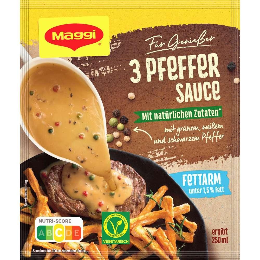 Maggi Gourmet sauce, 3-pepper low-fat