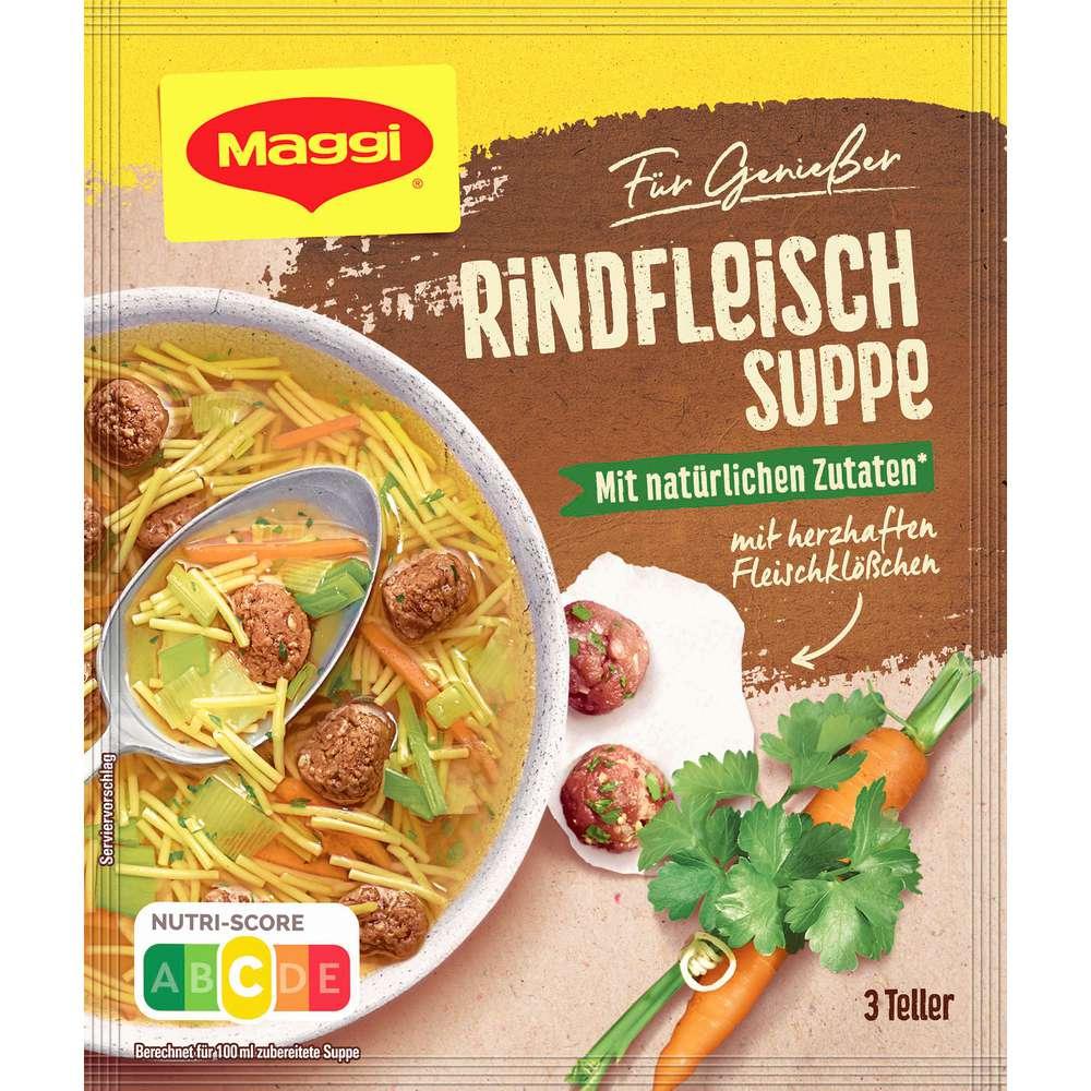 Maggi Gourmet soup, beef