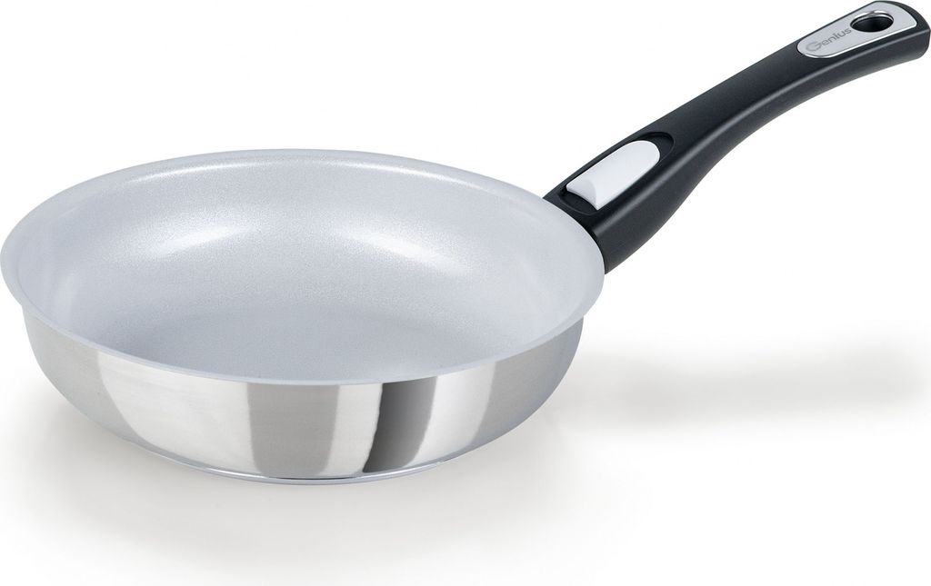 Genius Cerafit Steel frying pan 20cm - ovenproof ceramic pan with scratch-resistant non-stick coating