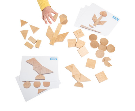 GeoKreativ – natural wood laying shapes