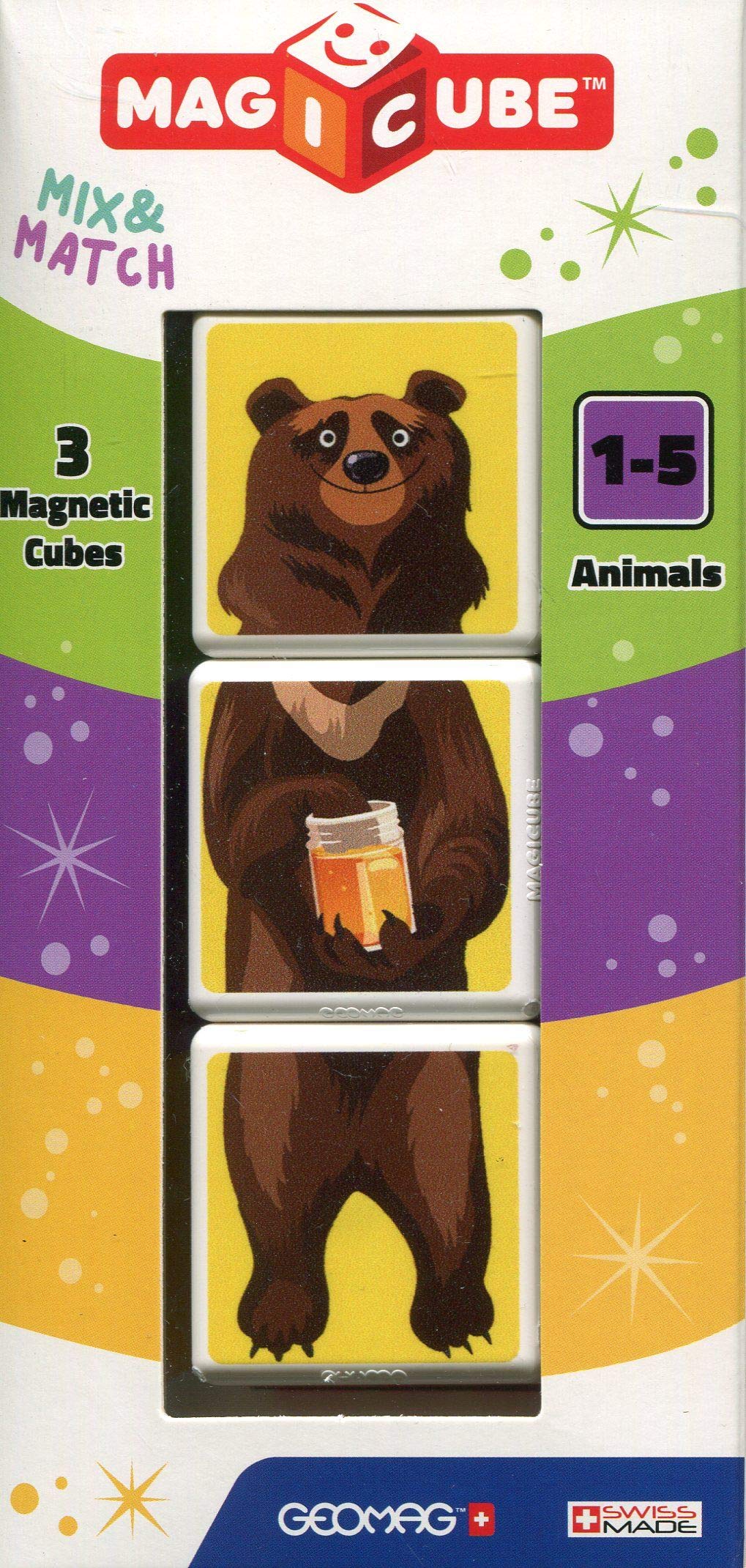 Geomag Magicube Blister Cube Animals Animals
