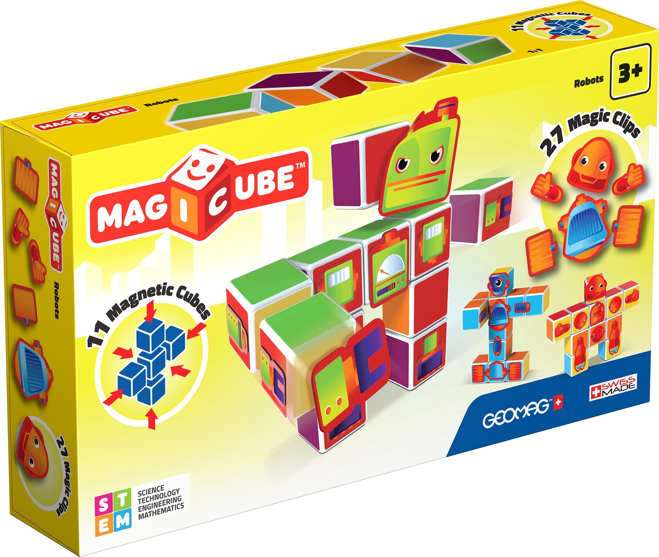 Geomag Magicube Robots Construction