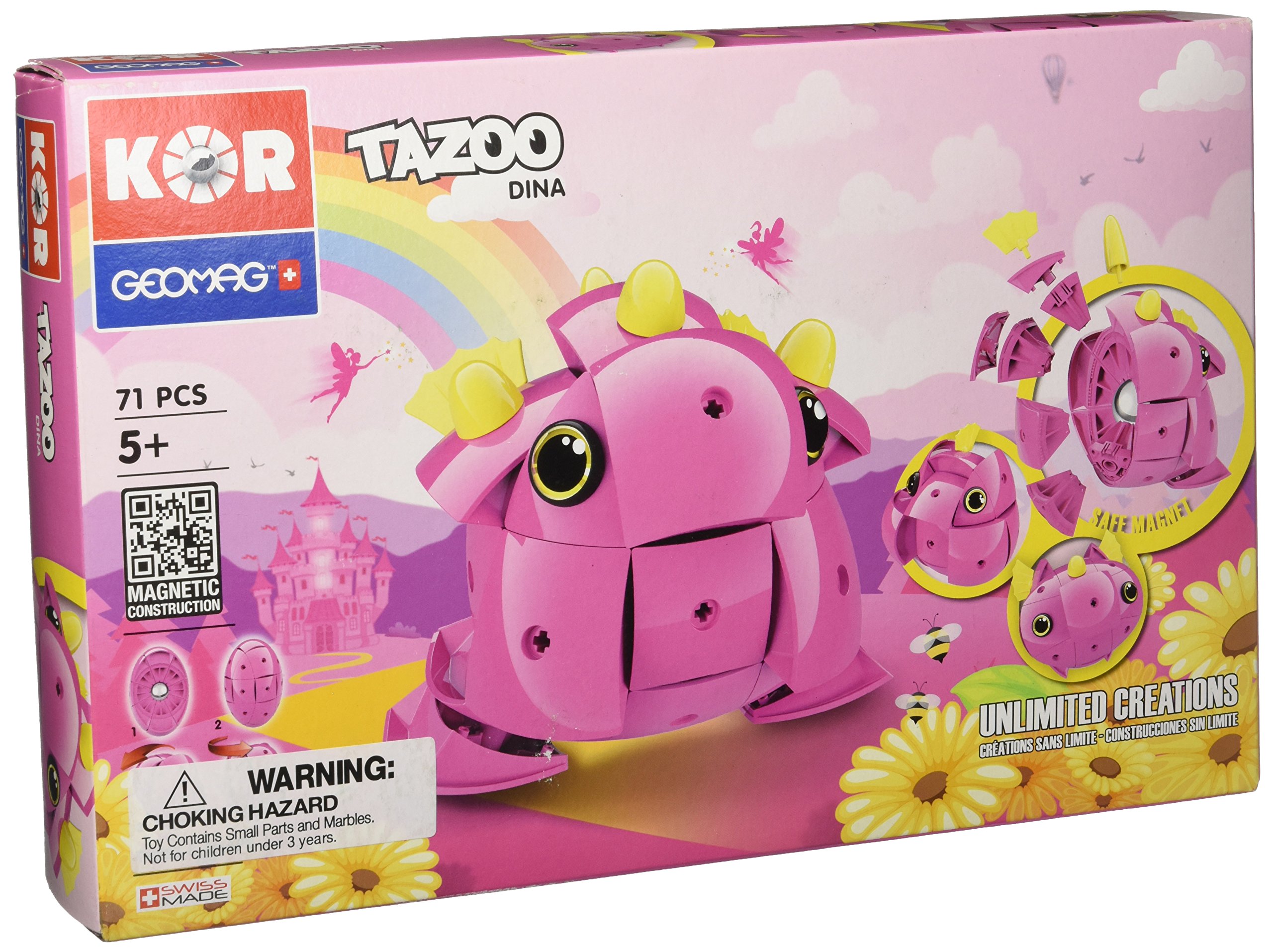 Geomag Dina Tazoo Construction Toy Pieces