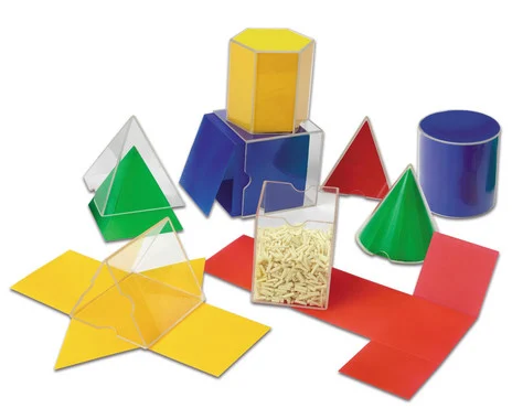 Geometric Solids and Nets, 16 parts