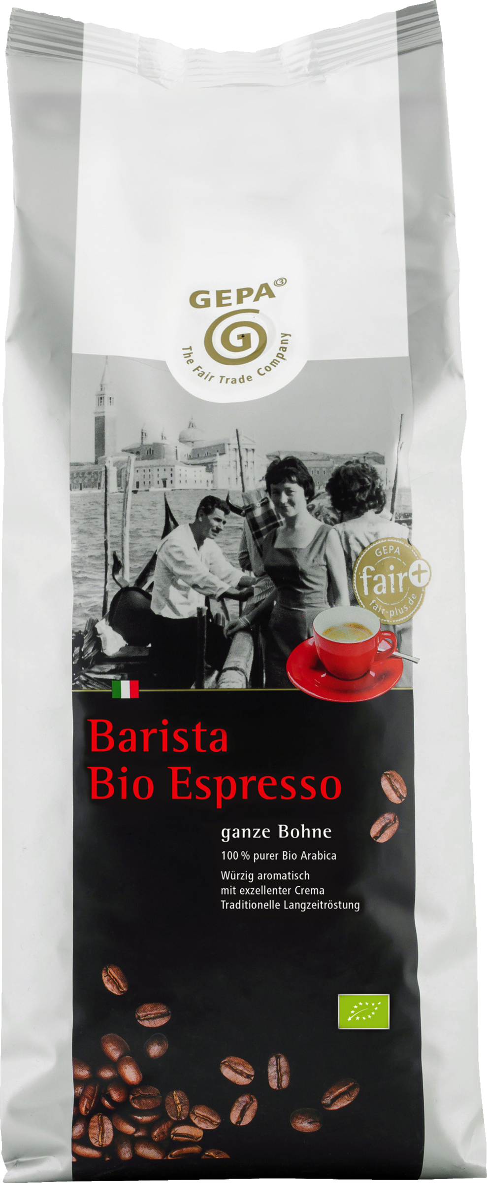 GEPA Barista Organic Espresso 1000g Beans 1000g