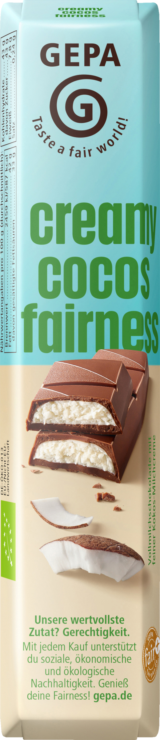 GEPA Organic creamy coconut fairness 37.5g