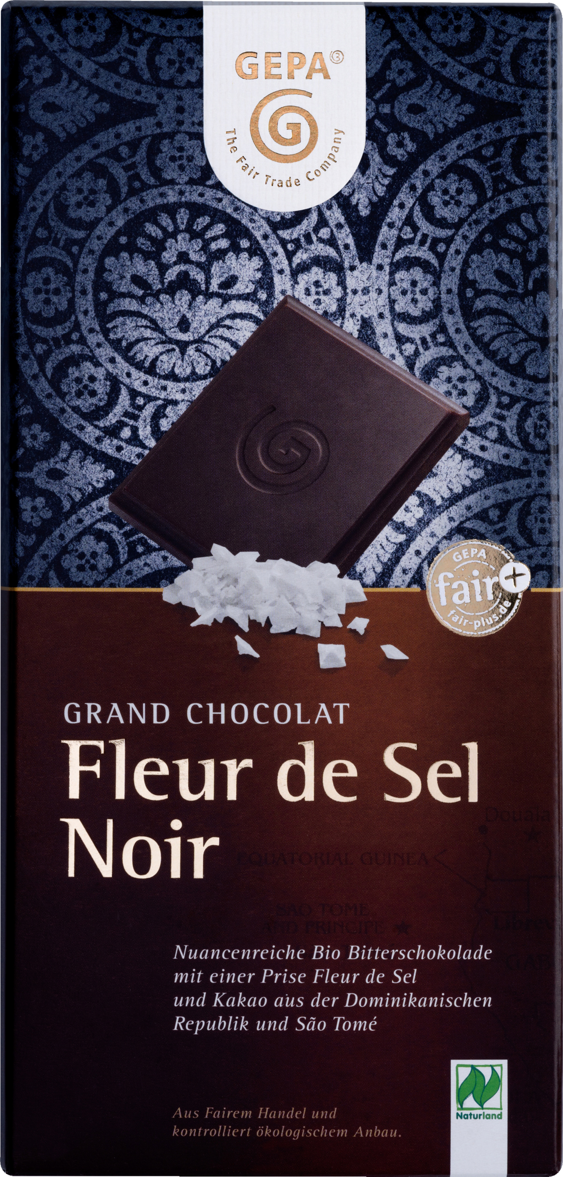 GEPA Organic Fleur de Sel Noir Naturland 100g