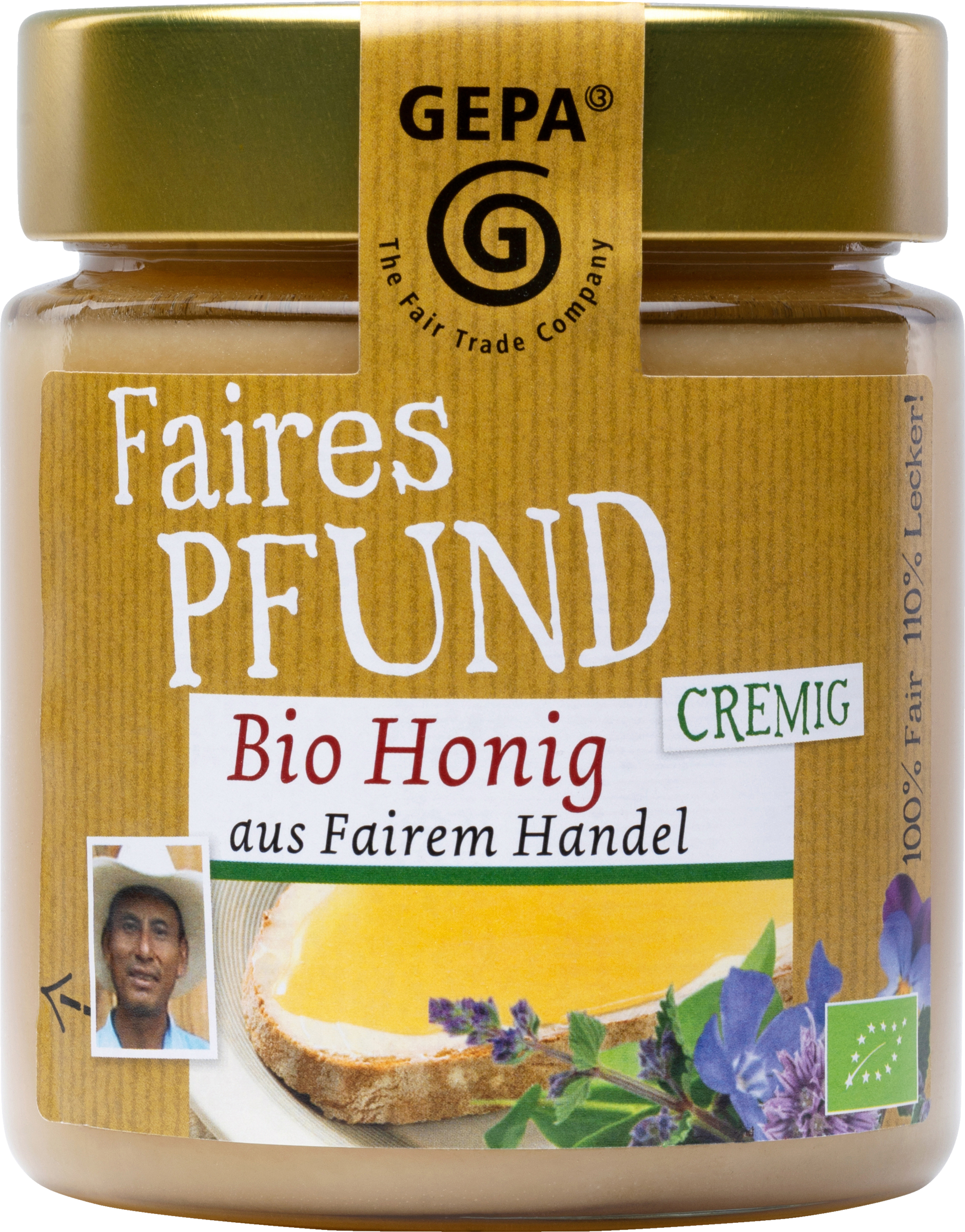 GEPA Organic Honey Fair Pound Creamy 500g