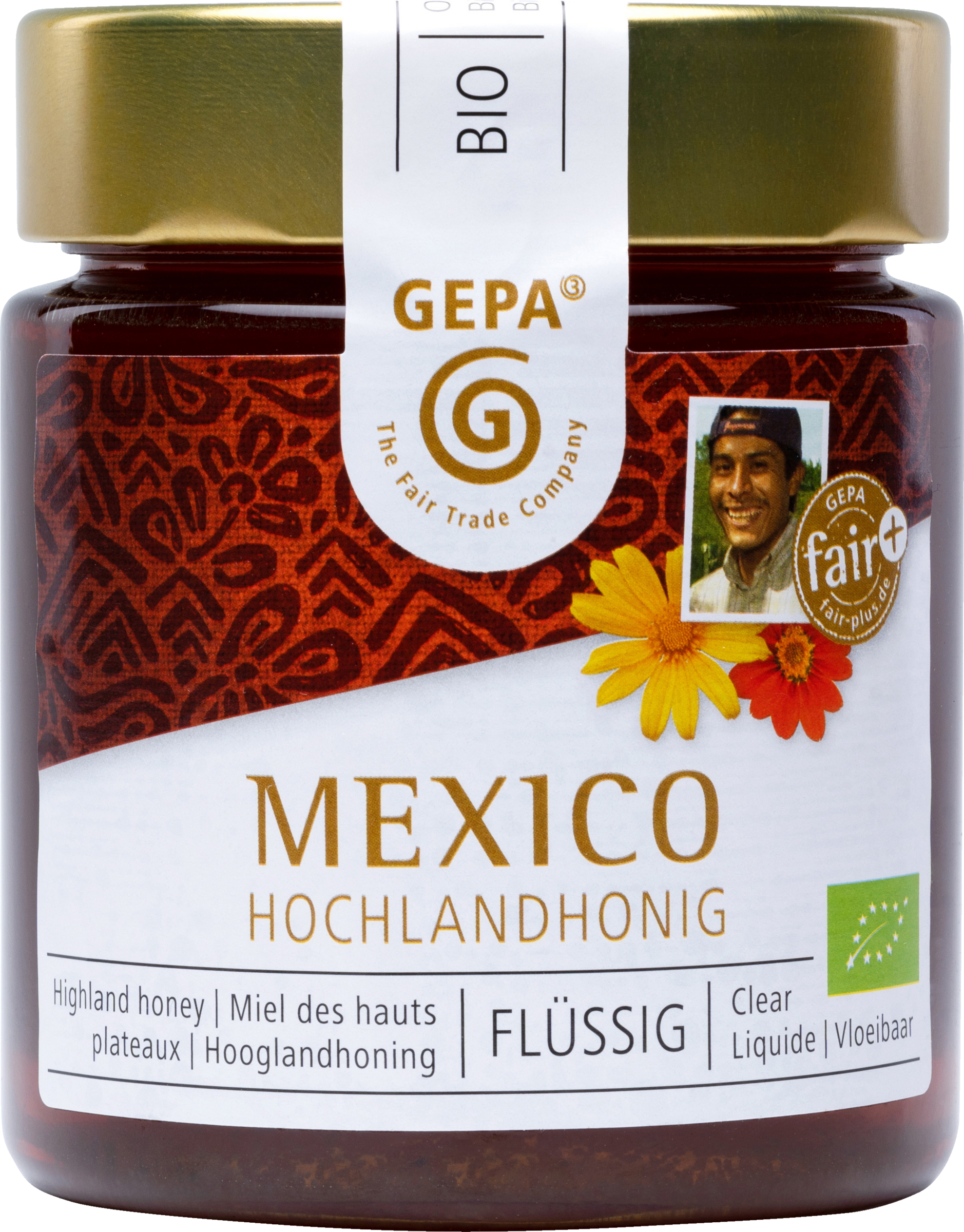 GEPA Organic Mexican Liquid Honey 500g