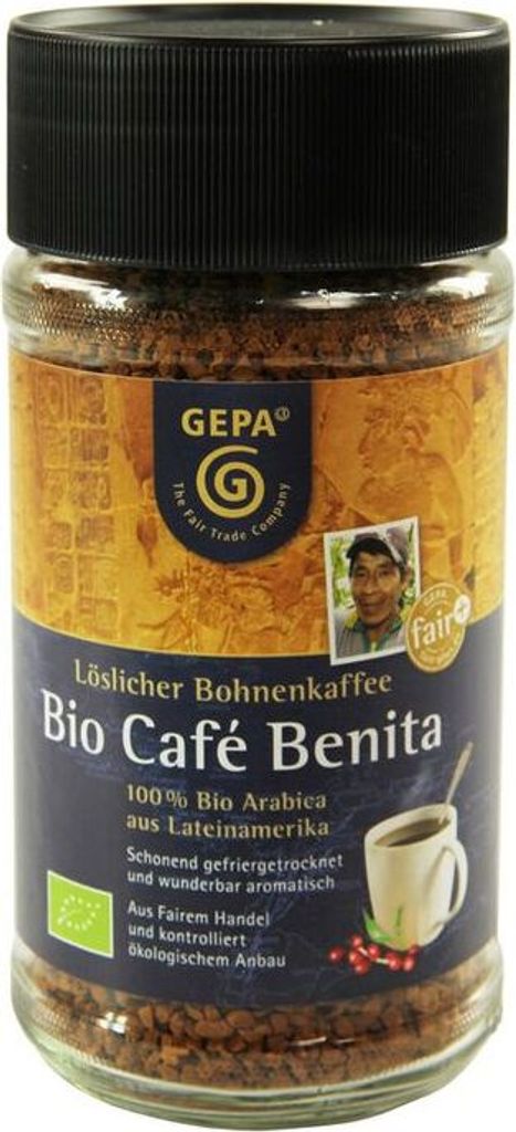 GEPA Café Benita freeze-dried -- 100g x 6 - 6-pack PU