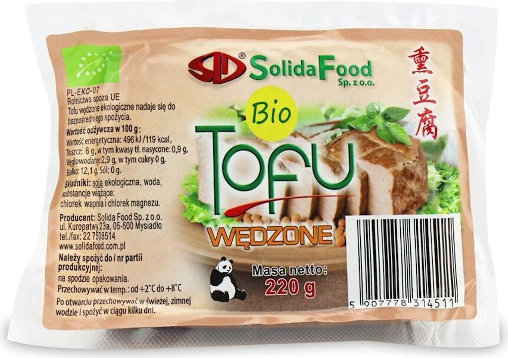Biogo Smoked tofu 220 g - SOLIDA FOOD 220g