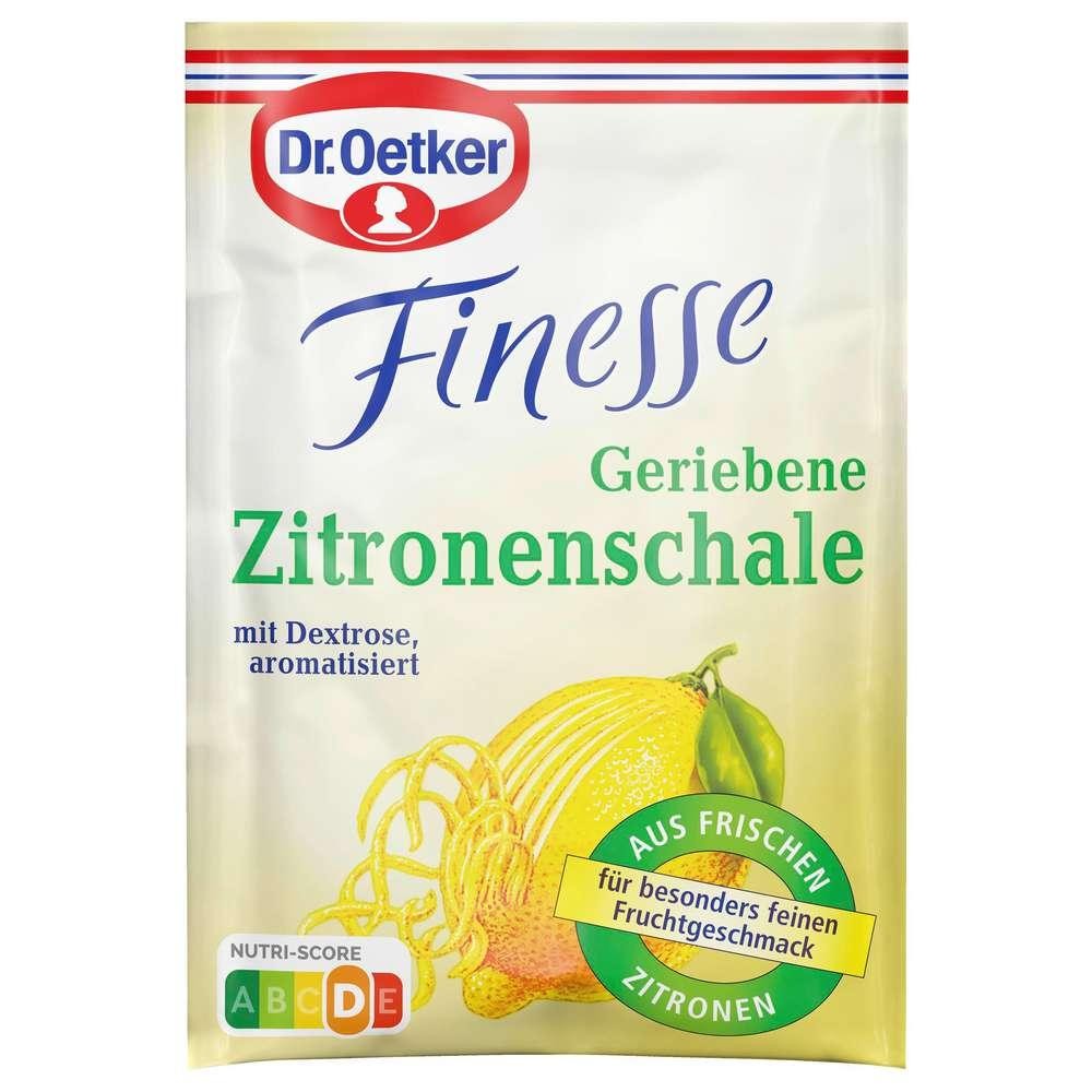 Dr. Oetker Grated lemon peel Finesse, flavored