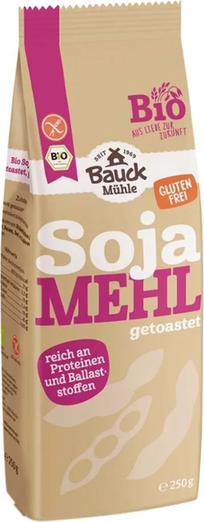 Roasted gluten-free soy flour 250 g - BAUCK HOF 250g