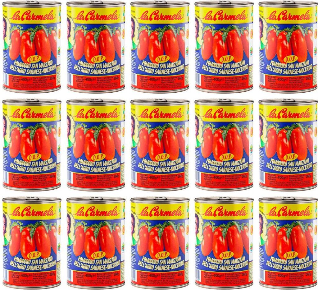 Peeled Pomodoro San Marzano 400g - La Carmela 400g