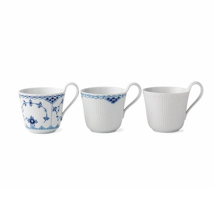 Royal Copenhagen Gift Set History Mix Mug Top 3 Pack