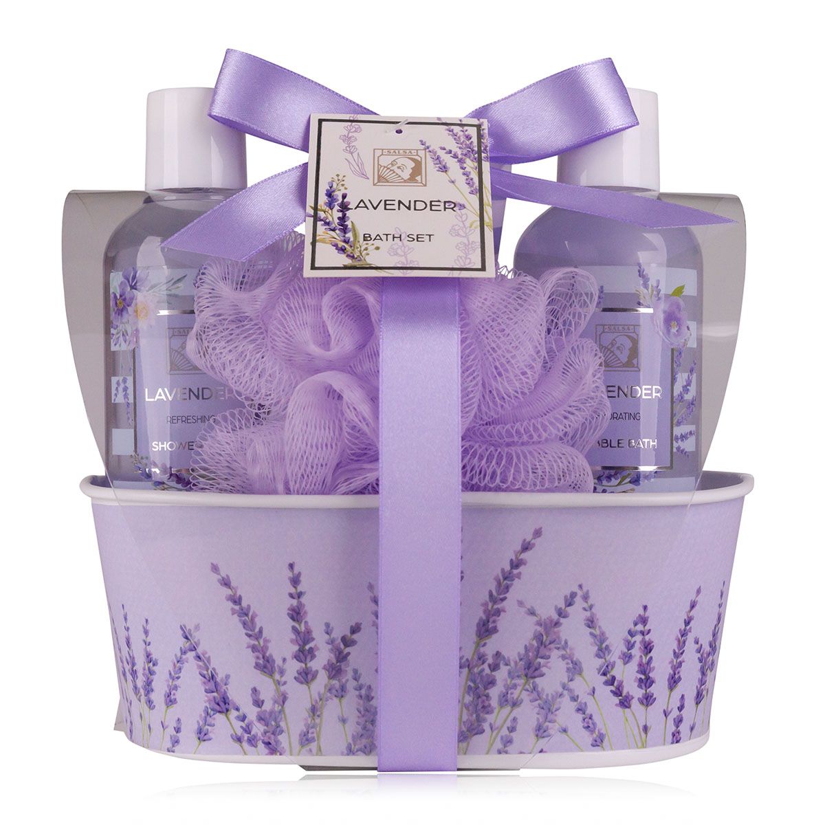 Gift set bath set care set wellness women's lavender gift idea
