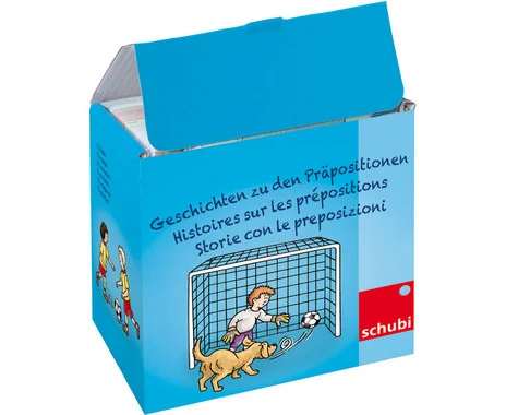 Stories about prepositions - picture box
