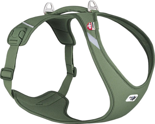 Hornbach Belka Air-Mesh Moss Harness, size 2XL, chest circumference approx. 62-70 cm, green, one-handed operation, breathable, nylon