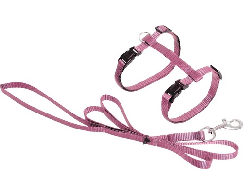 Karlie Harness with leash Art Sportiv Plus 10 mm 110 cm pink