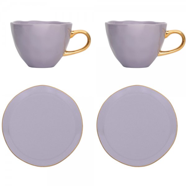Good Morning Purple Urban Nature Culture Dinnerware Set