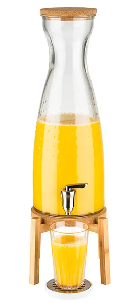 Drinks dispenser FRESH WOOD 23 x 23 cm, H: 56.5 cm, I: 4.5 liters.