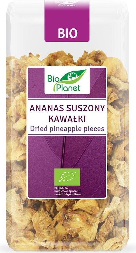 Biogo DRIED PINEAPPLE PIECES 100 g - PLANET