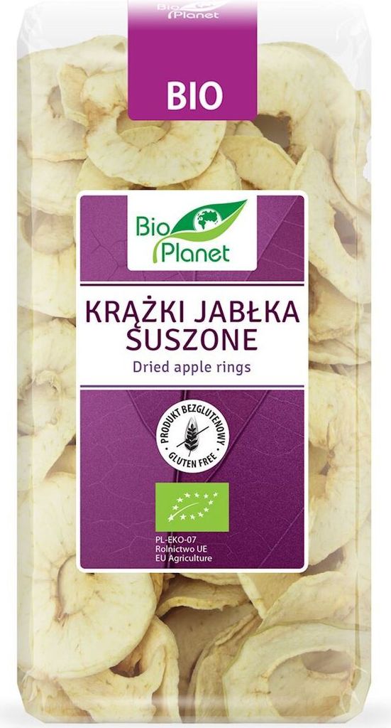 Biogo DRIED APPLE RINGS, 100 g - PLANET