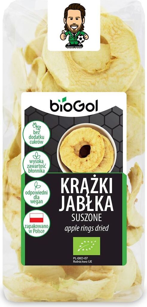 Biogo DRIED APPLE STONES, 50 g - BIOGOL