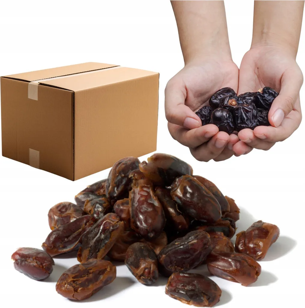 Hebar Dried dates 10 kg - Pitted - No added sugar - Untreated - Oriental cuisine