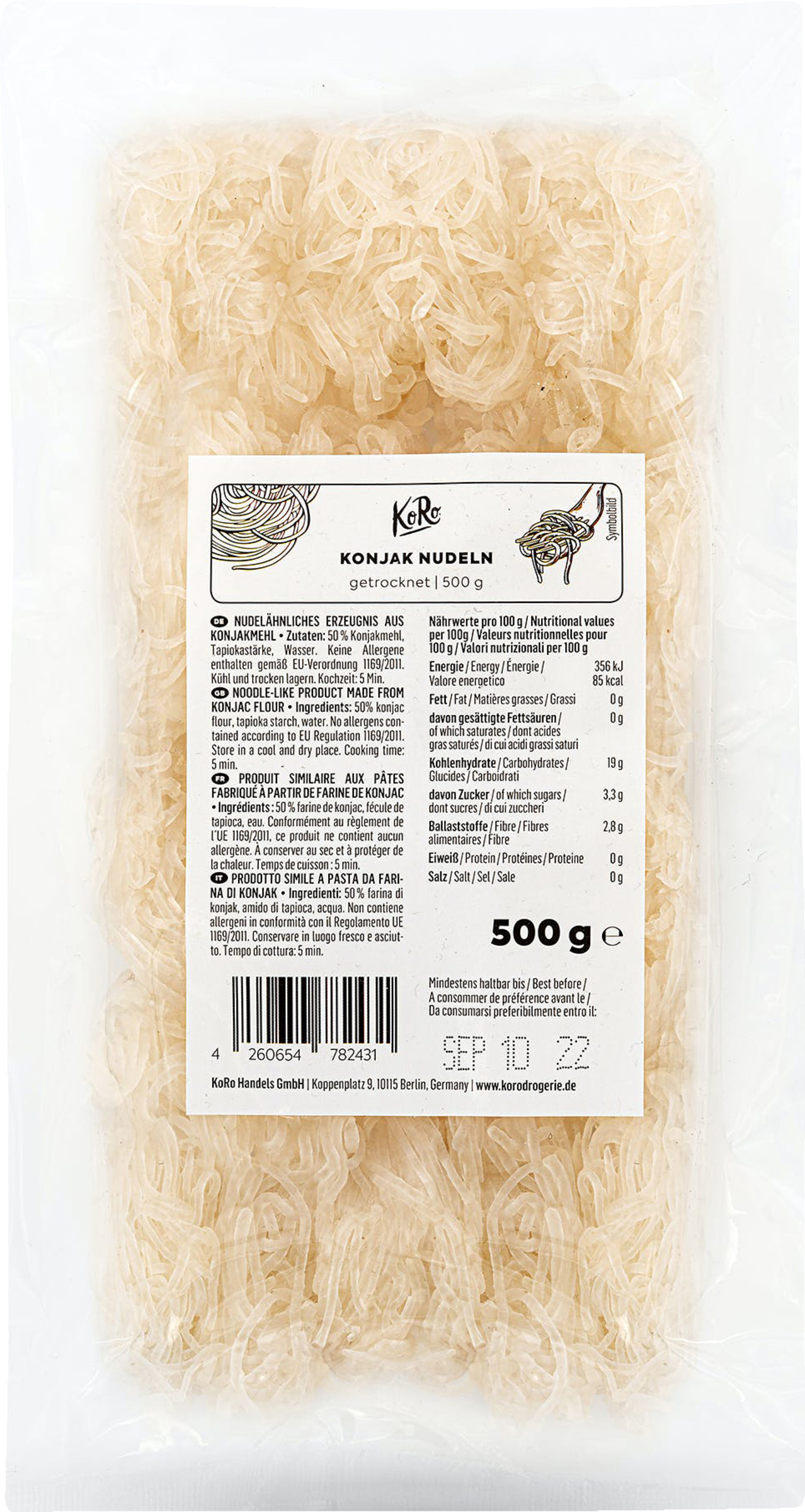 KoRo Dried konjac noodles